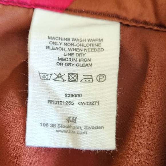 H&M pattern circle skirt with drop waist - Picture 8 of 10